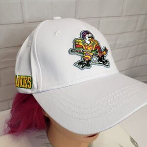D-5 Mighty Ducks Adjustable White Snapback #99 Banks Hat for Men Women